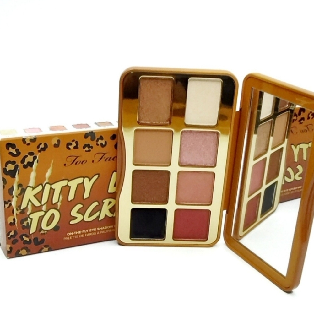 Too Faced KITTY LIKES TO SCRATCH On-the-fly Eye Shadow Palette DISCONTINUED